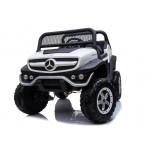 Elektrické autíčko Mercedes Unimog - nelakované - biele